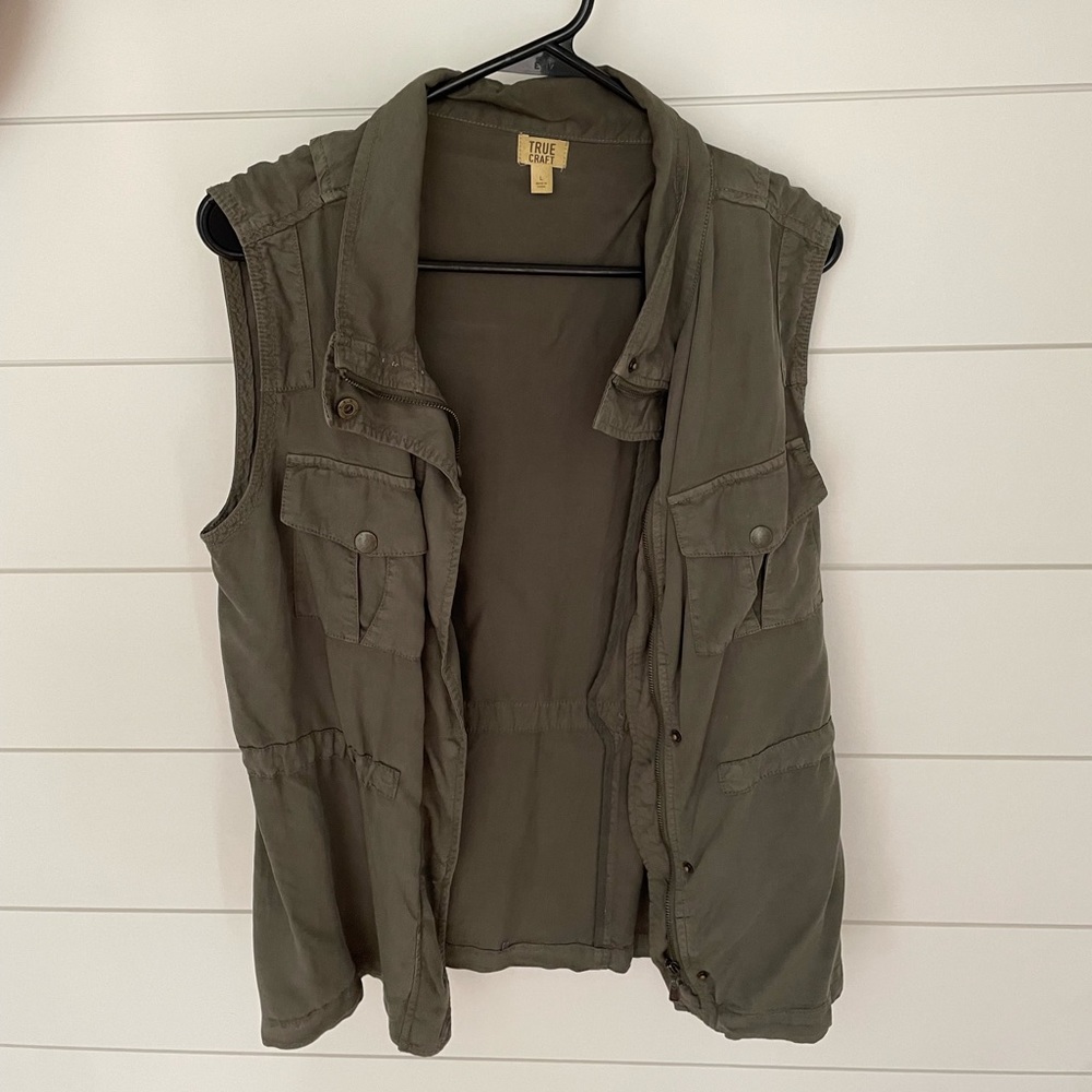 True Craft Green Vest from Belk